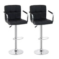 BestMasssage Bar Stools Set of 2 Adjustable Bar Stool Bar Chairs