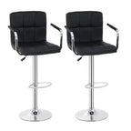 BestMasssage Bar Stools Set of 2 Adjustable Bar Stool Bar Chairs