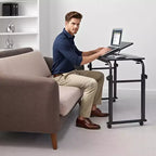 Tavolo regolabile da letto con ruote - Scrivania inclinabile per laptop per casa/ospedale/ufficio (altezza 61-89 cm, capacità 159 kg, 1 pezzo)