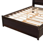 Struttura Letto Matrimoniale con Cassetto Estraibile e Testiera Contenitore, Letto Estraibile Matrimoniale con Libreria per Bambini, Letto con Libreria per Ragazzi, Adulti