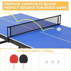 Tavolo da Ping Pong, Tavolo da Ping Pong Pieghevole per Uso Interno Esterno