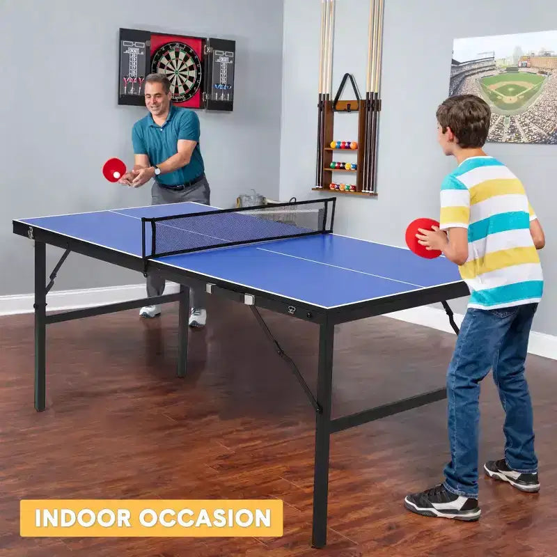 Tavolo da Ping Pong, Tavolo da Ping Pong Pieghevole per Uso Interno Esterno