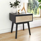 Comodino scandinavo a 1 cassetto (confezione da 2)
