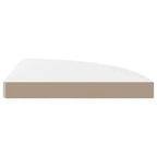 Mensola angolare Bianco lucido MDF a nido d'ape, metallo 35x35x3.8 cm