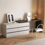 Luck Live Modern Extendable Dresser with 6-Drawer Storage, Reversible Left or Right Setup, Storage Dresser for Bedroom & Dressing Room