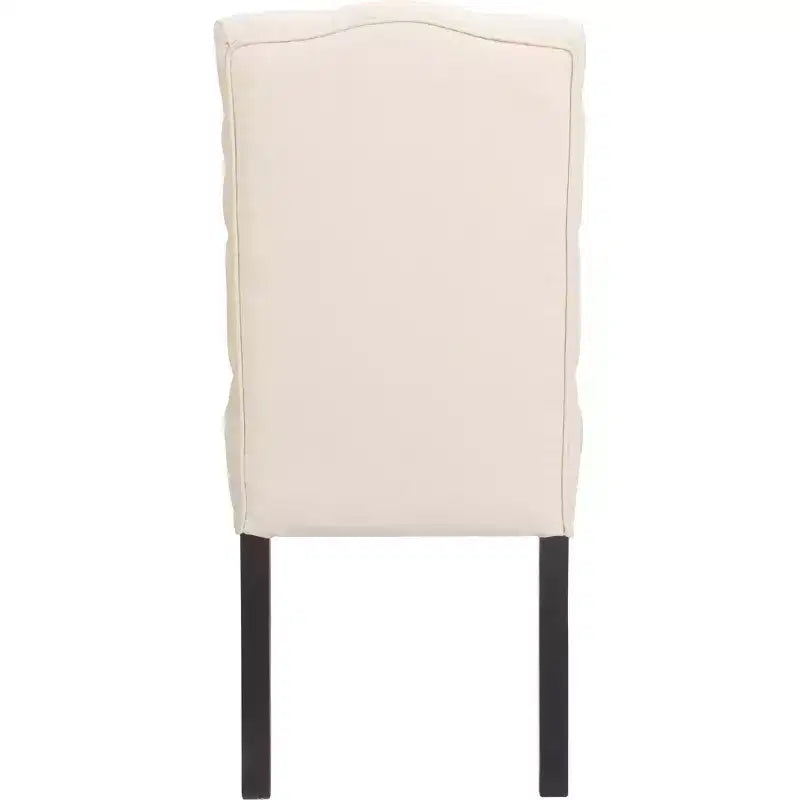 Confezione da 2 sedie da pranzo trapuntate Provence, beige
