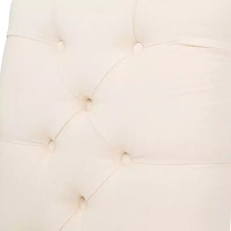 Confezione da 2 sedie da pranzo trapuntate Provence, beige