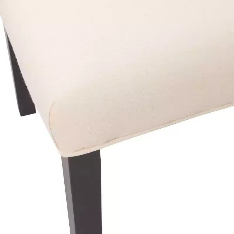 Confezione da 2 sedie da pranzo trapuntate Provence, beige