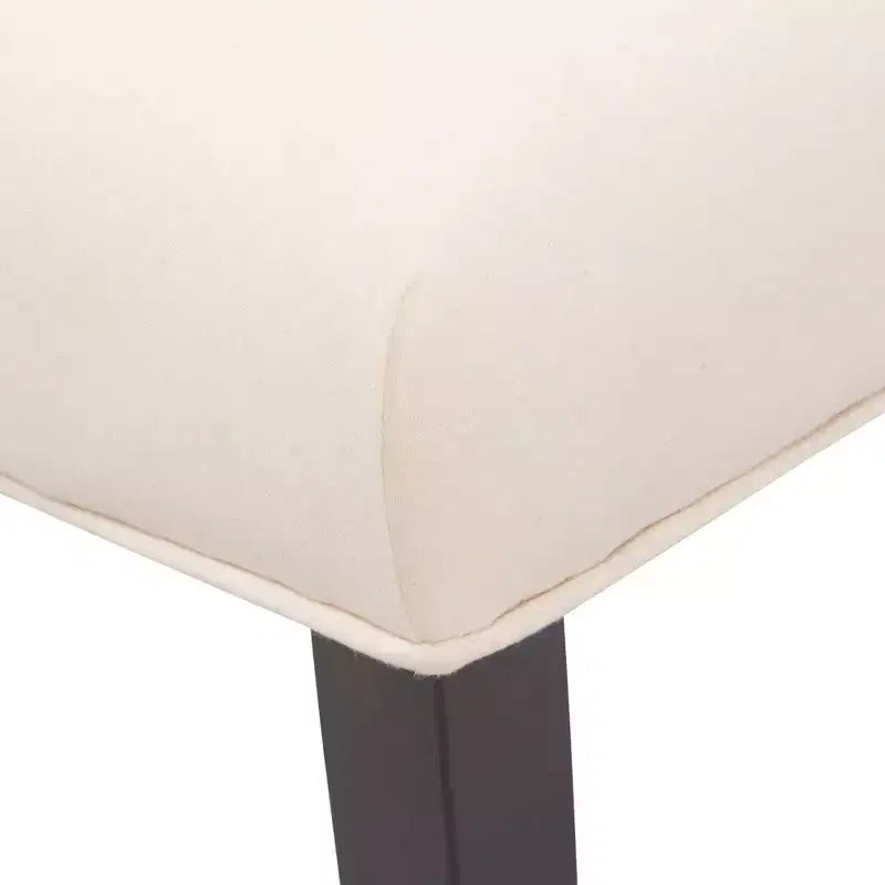 Confezione da 2 sedie da pranzo trapuntate Provence, beige