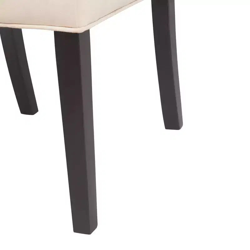 Confezione da 2 sedie da pranzo trapuntate Provence, beige