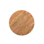 Tavolo da pranzo rotondo Blossom 48" in legno di sheesham marrone, fatto a mano, per 4-6 persone