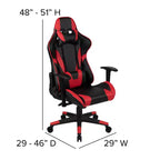 Scrivania da gaming con portabicchieri/gancio per cuffie e sedia reclinabile