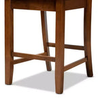 Set di 2 sgabelli da bancone Caron Wood