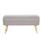 Panca contenitore contemporanea in legno 19 x 40